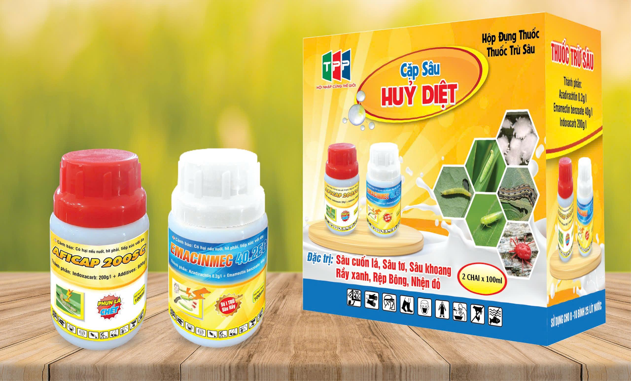 THUỐC TRỪ SÂU CẶP SÂU HỦY DIỆT