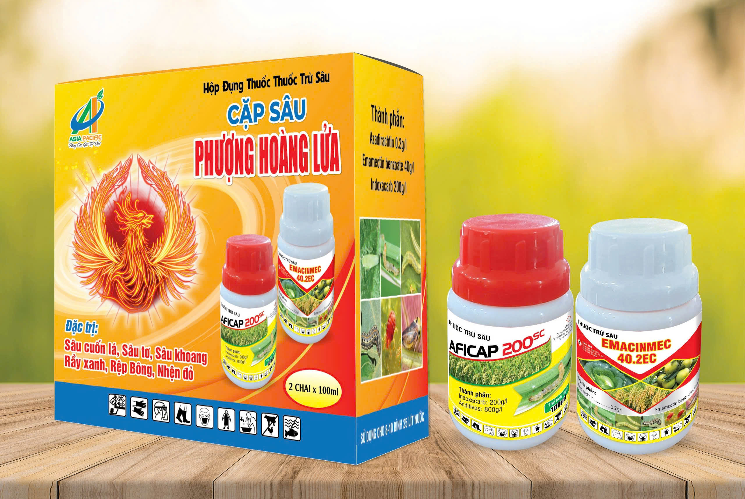 THUỐC TRỪ SÂU CẶP SÂU PHƯỢNG HOÀNG LỬA