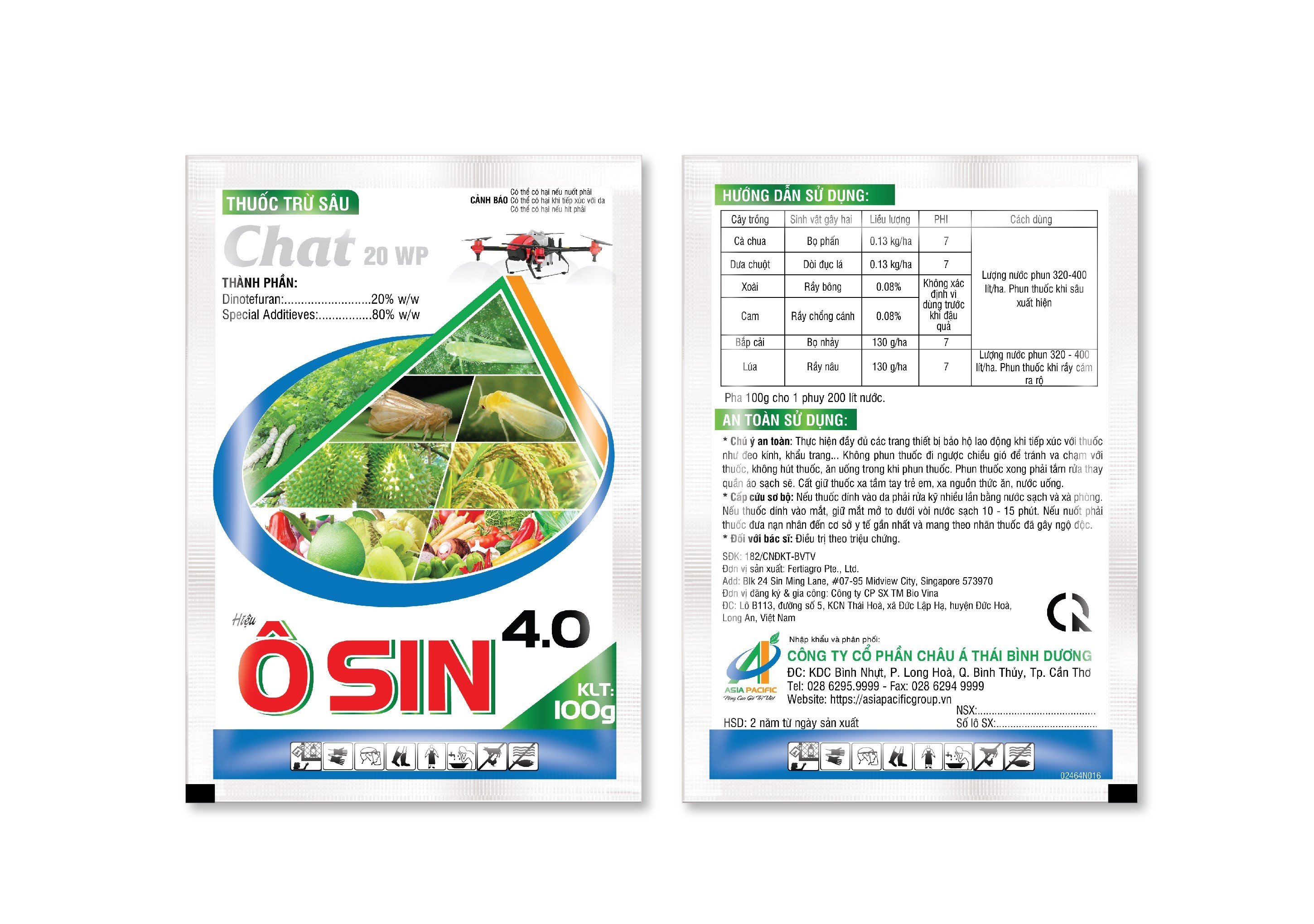 Thuốc trừ sâu Osin 4.0