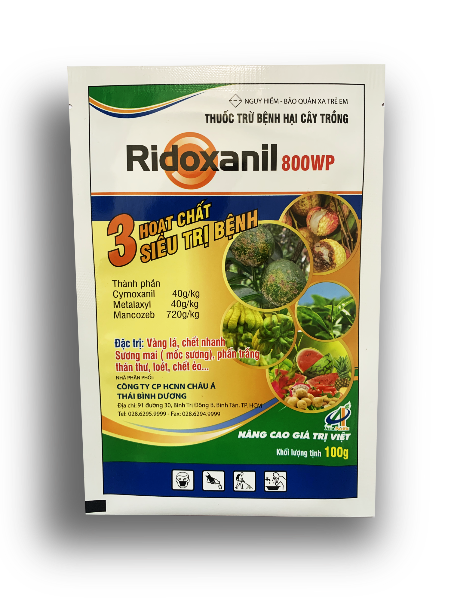 Thuốc trừ bênh Ridoxanil 800WP