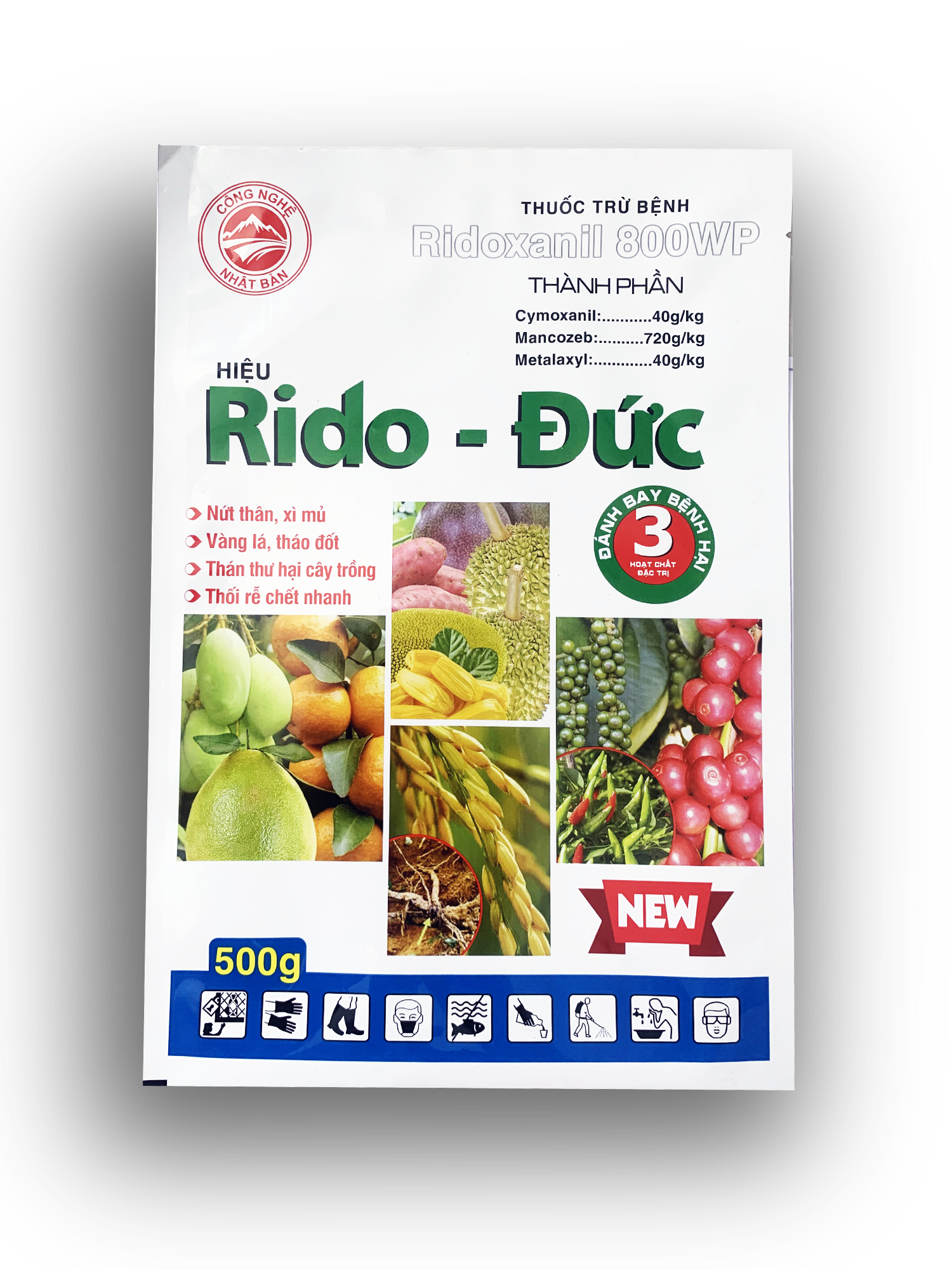 Thuốc trừ bệnh Ridoxanil 800WP Rido Đức