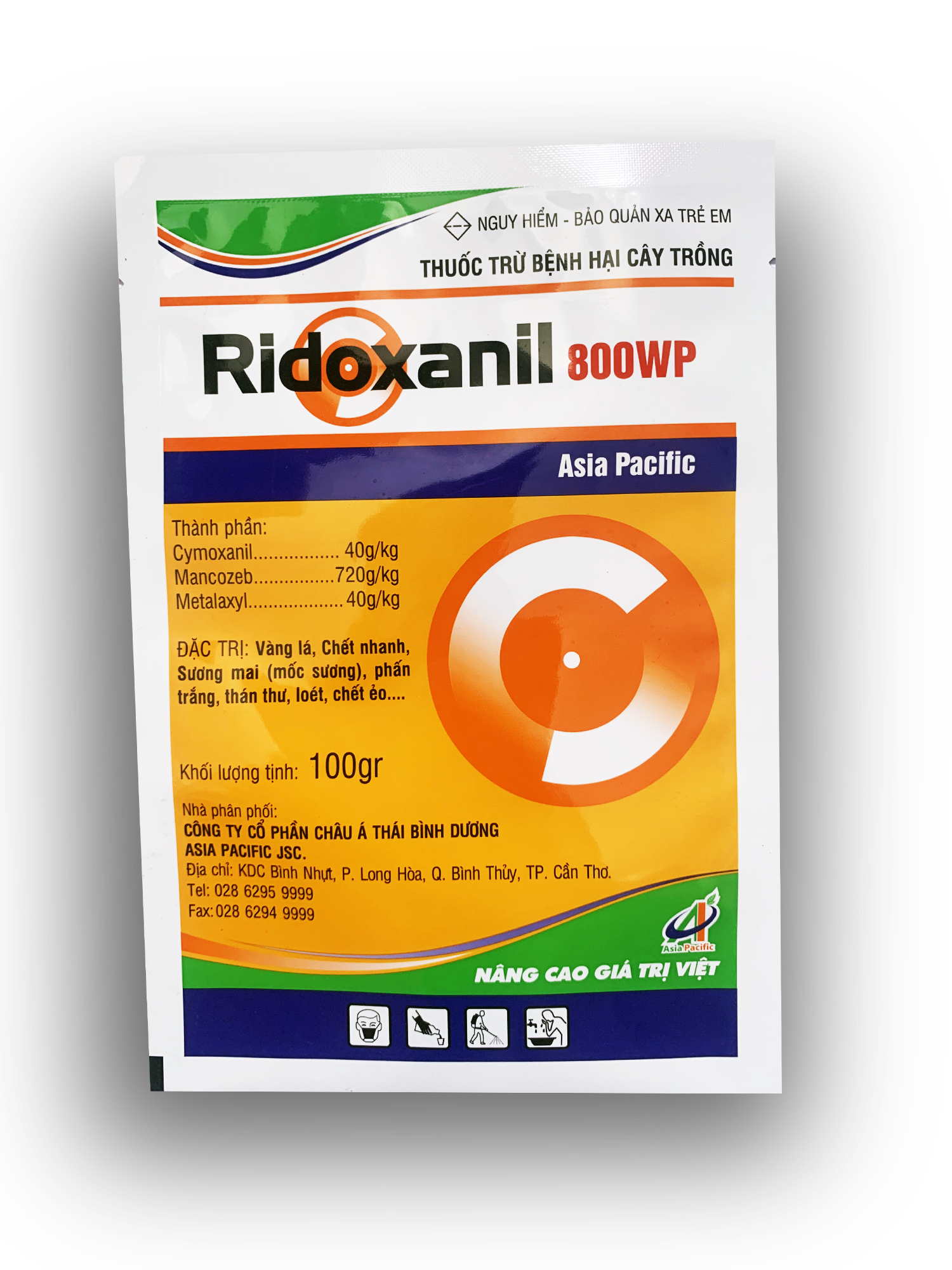 Thuốc trừ bệnh Ridoxanil 800WP 1