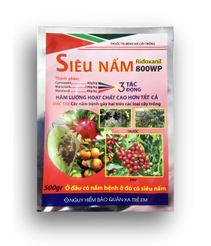 Thuốc trừ bệnh Siêu nấm Ridoxanil 800WP