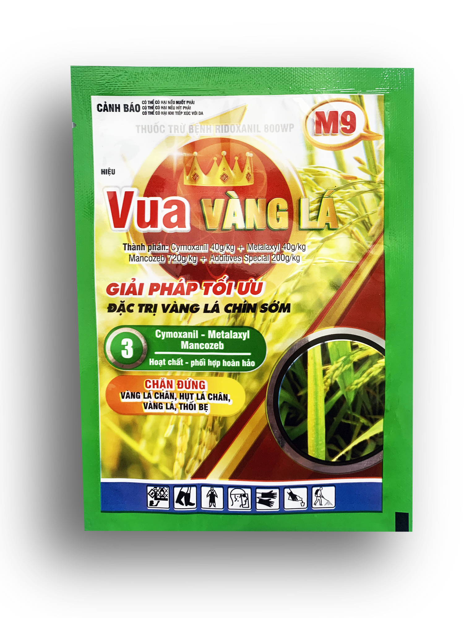 Thuốc trừ bệnh Ridoxanil 800WP Vua vàng lá