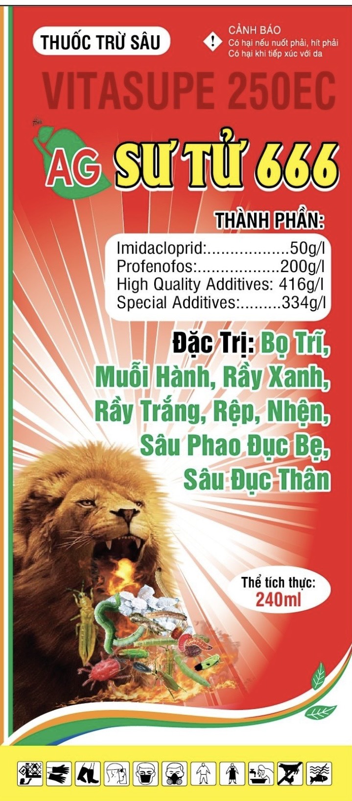 Thuốc trừ sâu AG Sư Tử 666