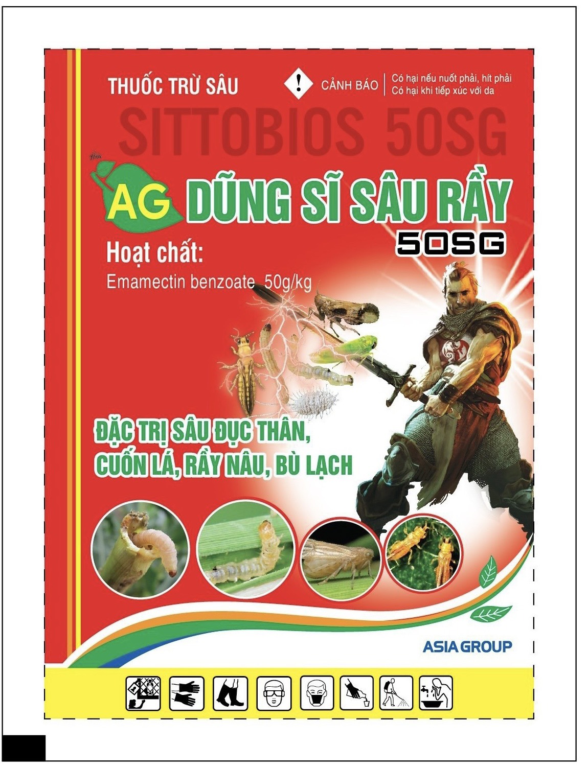 Thuốc trừ sâu Dũng Sĩ Sâu Rầy 50SG